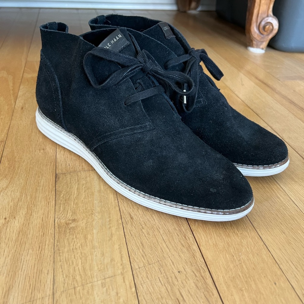 Cole Hana suede Oxford style shoes